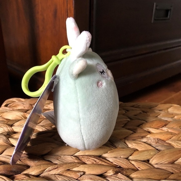 Squishmallows Miley the Llama with easter bunny ears 3” clip - Picture 4 of 8
